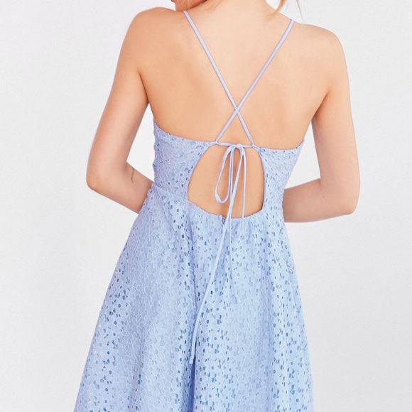 Kimchi Blue Lace Strappy-Back Fit + Flare Dress - Picture 5 of 7